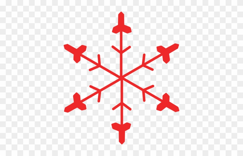 Red Snowflake Cliparts - Optical Illusion Drawing Ideas #146755