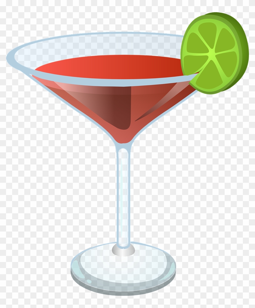 Free Christmas Cocktail Clipart - Martini Clipart Transparent Background #146804