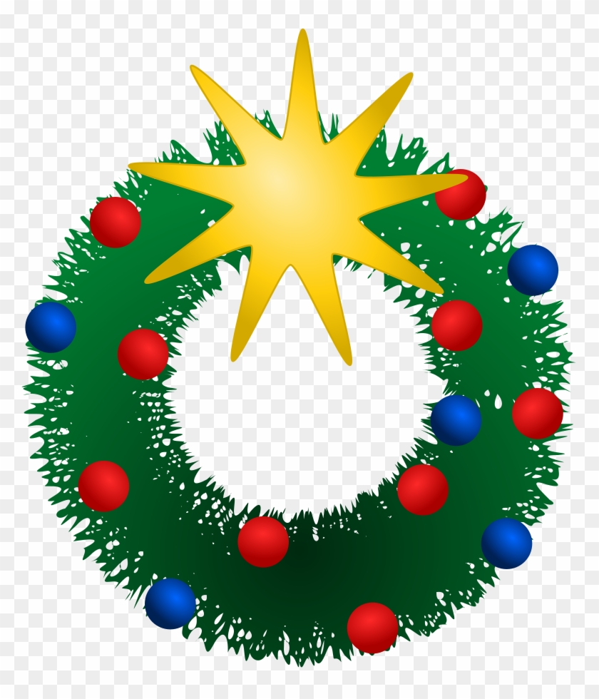 Christmas Hat Free Festive Wreath - Holiday Clipart Christmas #146824
