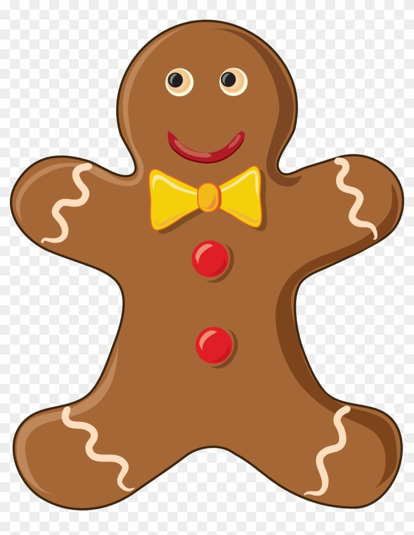 Gingerbread Man Free Content Biscuits Clip Art - Gingerbread Man Cookie Clipart #146929