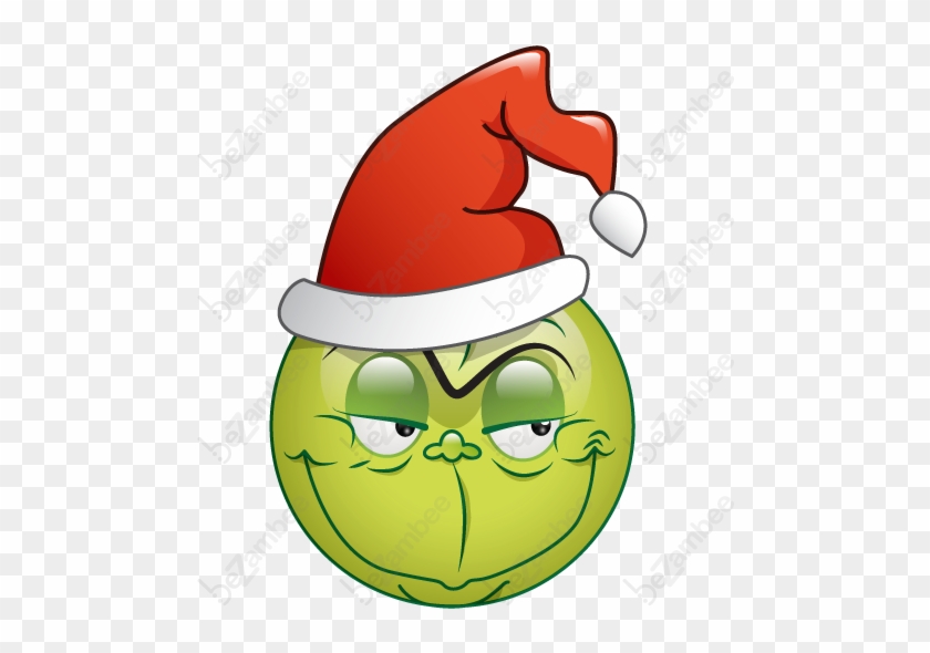 Christmas The Grinch Clip Art - Emoji Christmas Clip Art #146931