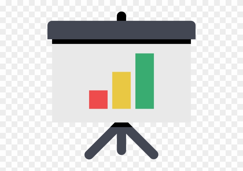 Presentation Bar Chart, Chart Presentation, Multimedia - Icon #769542