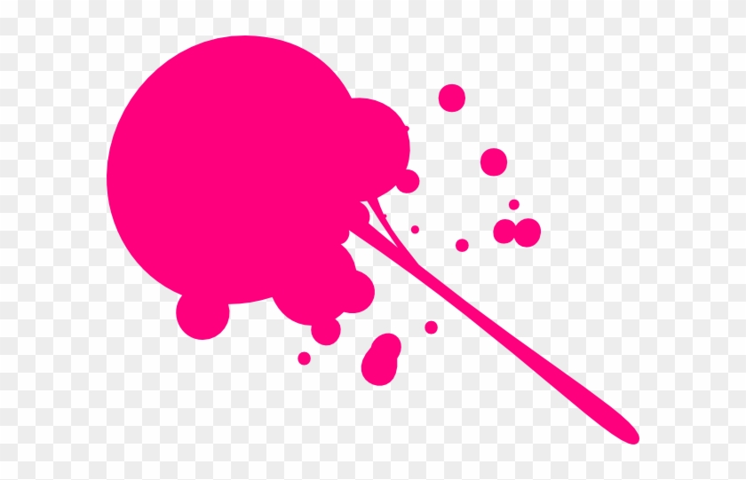 Owl Clip Art - Pink Paint Splatter Png #769552