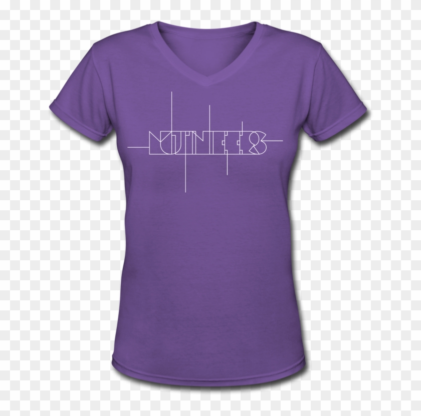 Women's Mutineers Line Logo V Neck T Shirt - Best Coasties Are Born In February #769600
