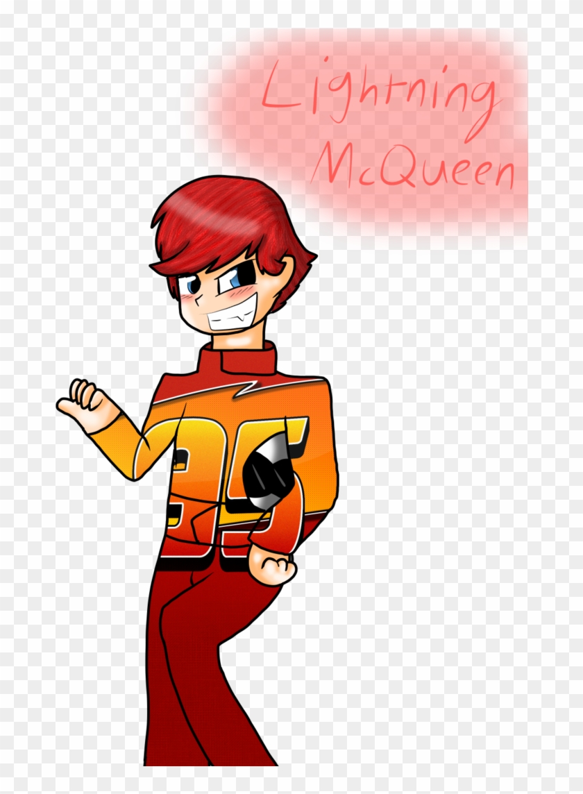 Lightning Mcqueen As A Human By Kivee20 - Cartoon #769670