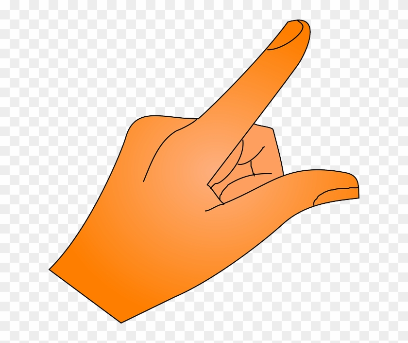 Hand, Show, Thumb, Pointing, Index Finger - Pekfinger Png #769700