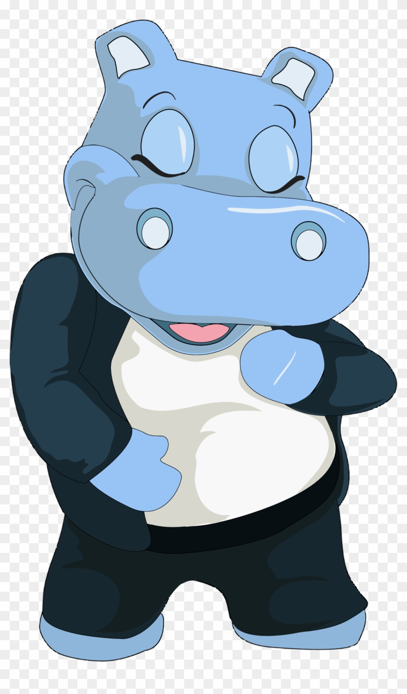 Anthropomorphic Hippo - Hippo Wife Clip Art #769716