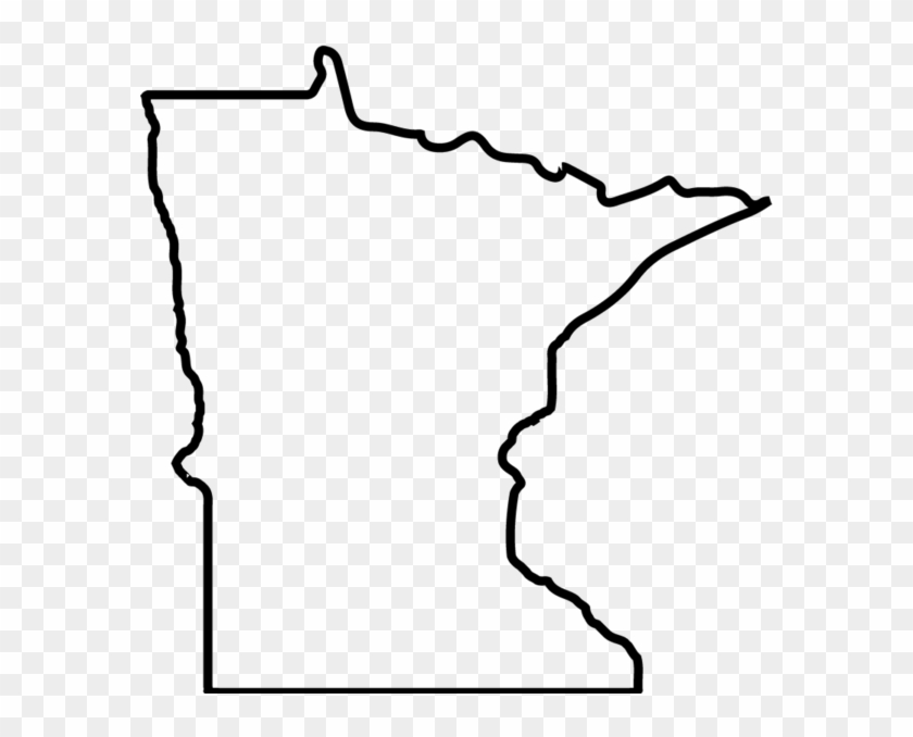 Minnesota Outline Rubber Stamp - Outline Of State Of Minnesota #769767