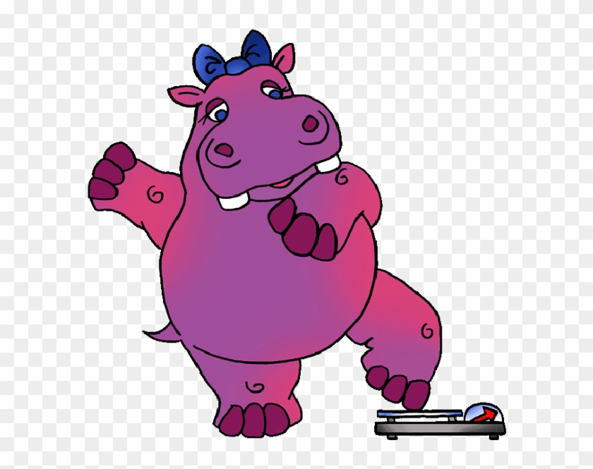 Elegant Cartoon With Hippopotamus Pink Hippo Images - Hippo Clip Art #769768