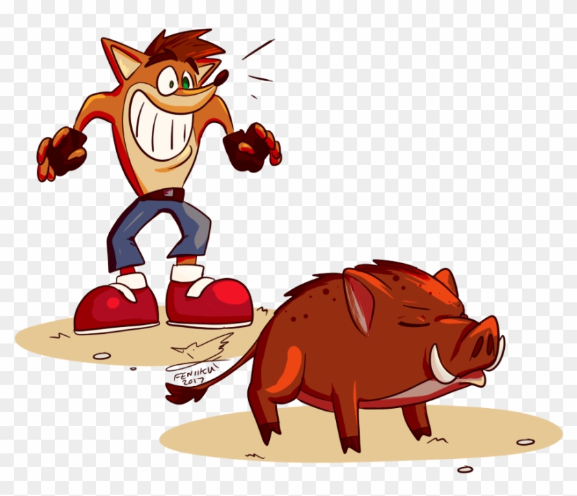 Hog Wild By Feniiku - Crash Bandicoot Hog Wild #769803