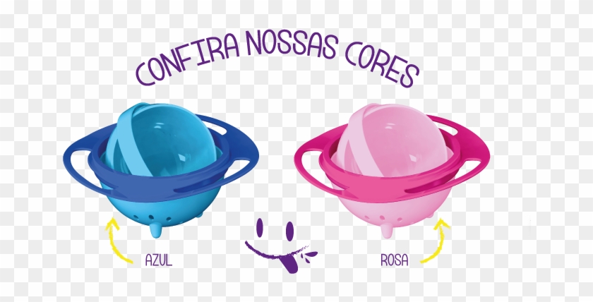 Clique - Prato Giratório 360o Prato Mágico Roxo #769835