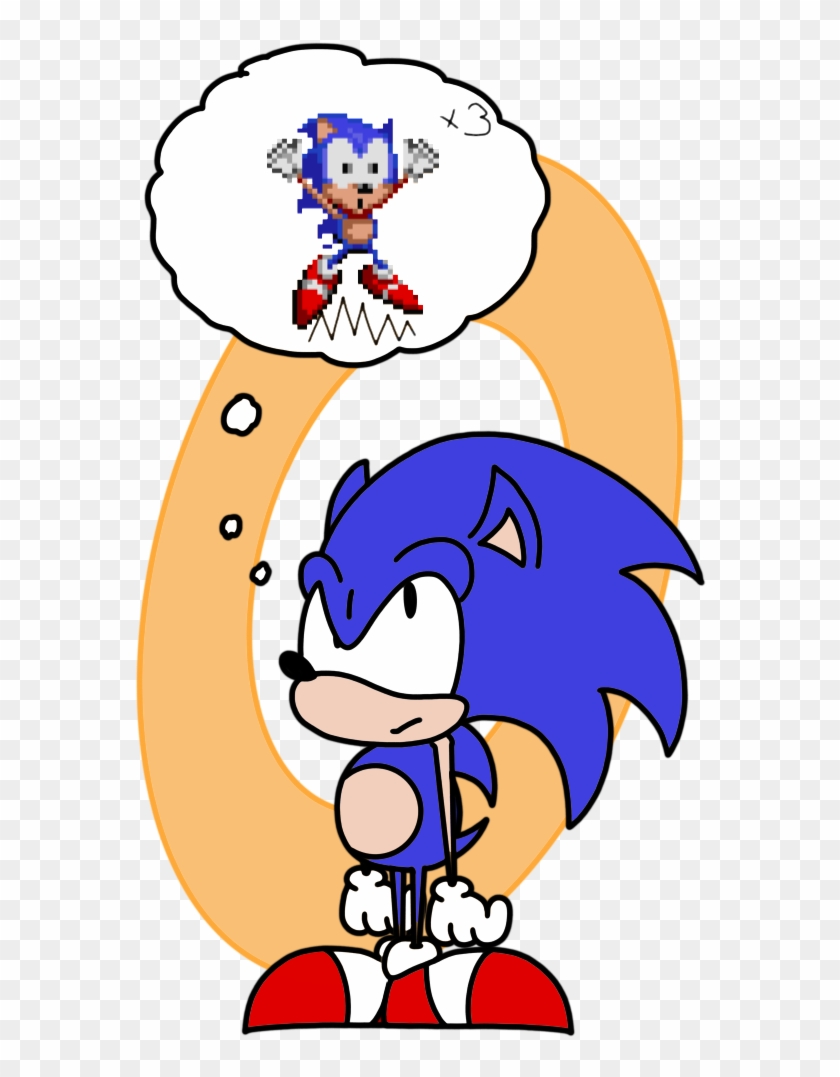 Sonic The Cringe Hog By Catbitdraws - Экскл Зив Мужская Все Over Print Sonic Go #769838