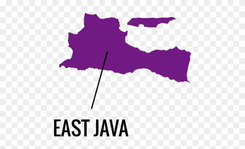 East Java Province Map Transparent Png - East Java Map Vector #769872