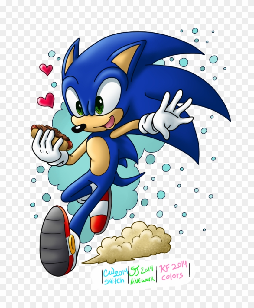 Sonic The Chilidog Hog By Sailormoonandsonicx On Deviantart - Cartoon #769877