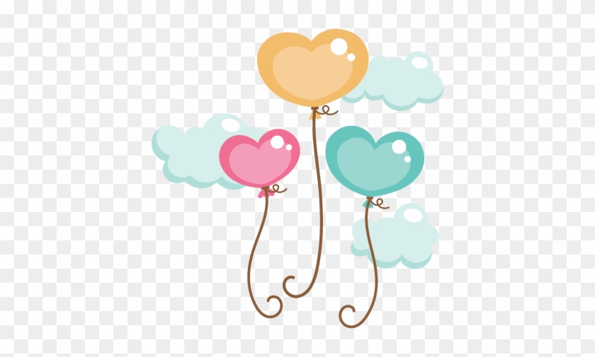 Heart Balloon Svg File - Balões De Aquarela #770030