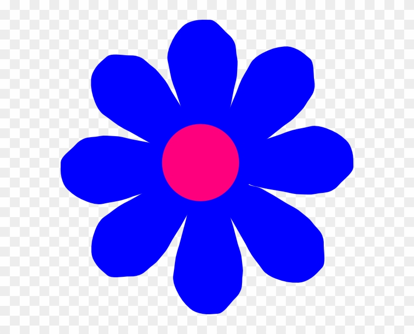 Blue Flower Clip Art At Clker - Animated Pictures Of Flowers #770068