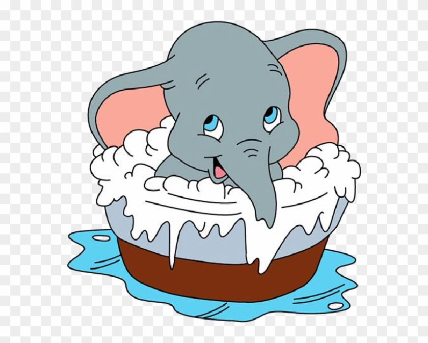 Elephant Cartoon Imagesbaby Boy Elephant Cartoon - Elephant Bathing Clipart #770103