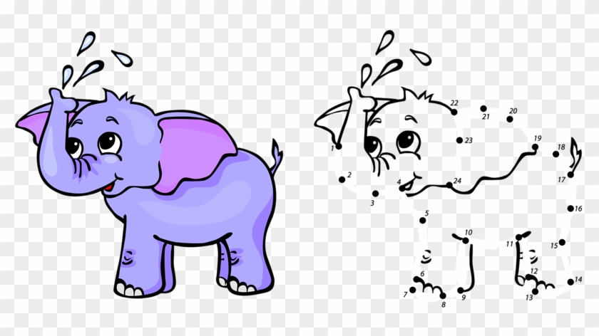 Connect The Dots Coloring Book Child Illustration - Connect The Dots Coloring Book Child Illustration #770116