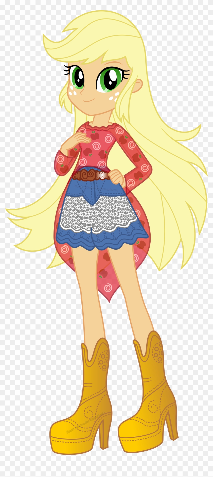 Absurd Res, Alternate Hairstyle, Applejack, Artist - Mlp Eg Applejack Loe #770147