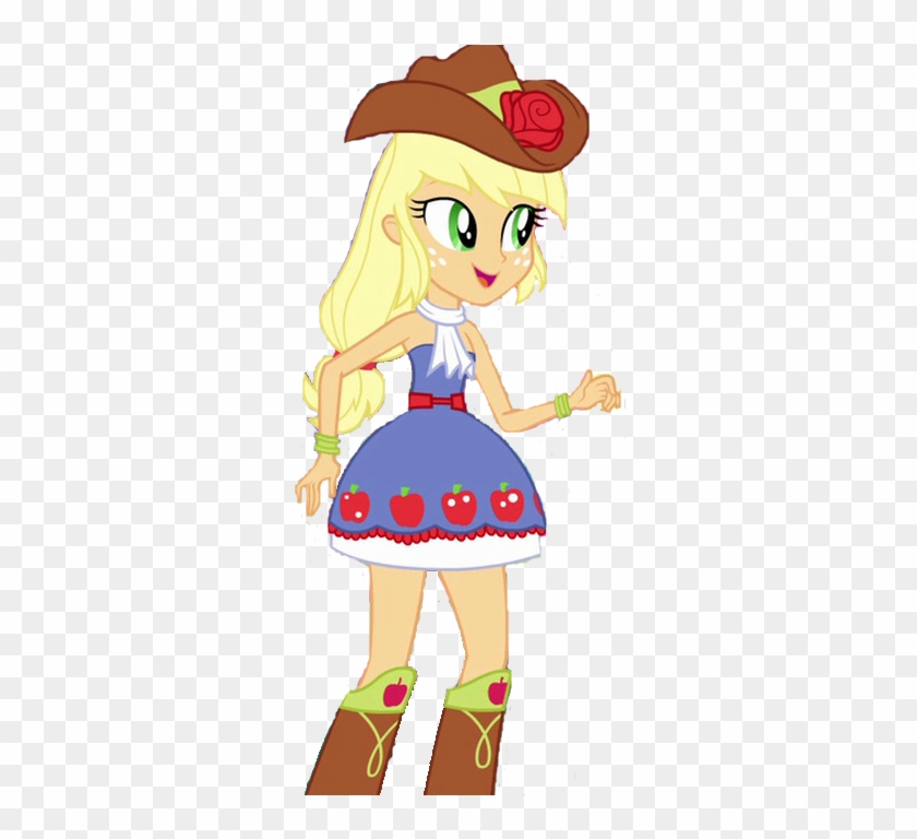 Jeffersonfan99, Bare Shoulders, Boots, Clothes, Equestria - Applejack Fall Formal #770151