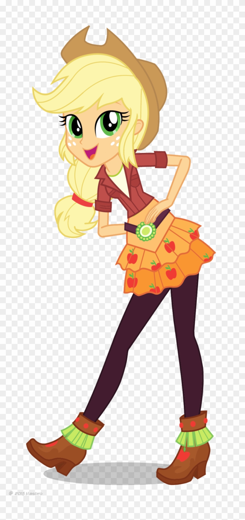 Friendship Games Applejack School Spirit Artwork - Applejack Legend Of Everfree #770226