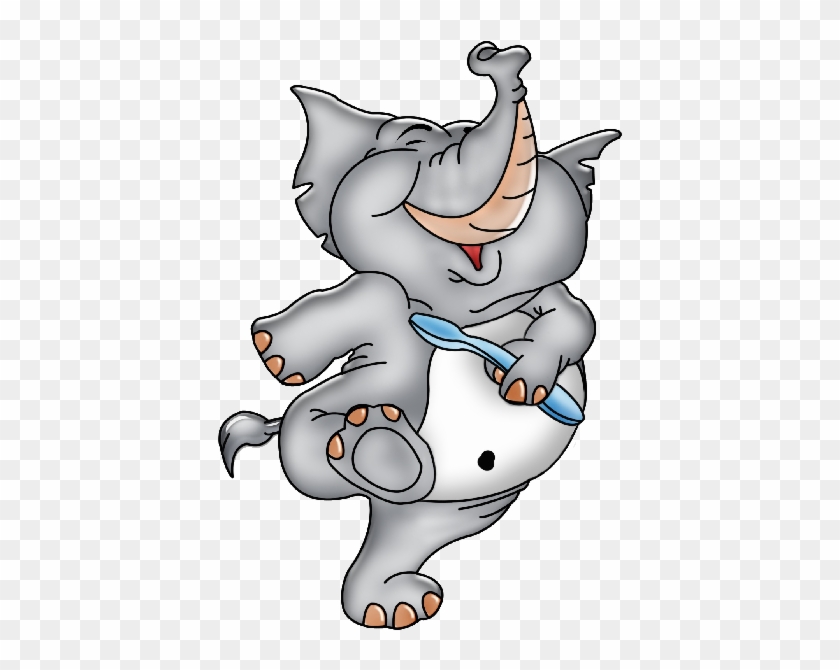 Funny Cartoon Elephant Clipart 5 - Elephant Funny Cartoon #770194