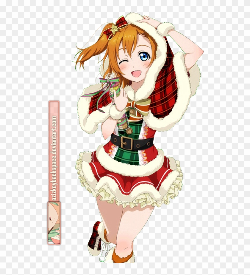 Azizkeybackspace 62 2 - Love Live Kousaka Honoka Christmas Dresses Cosplay #770215