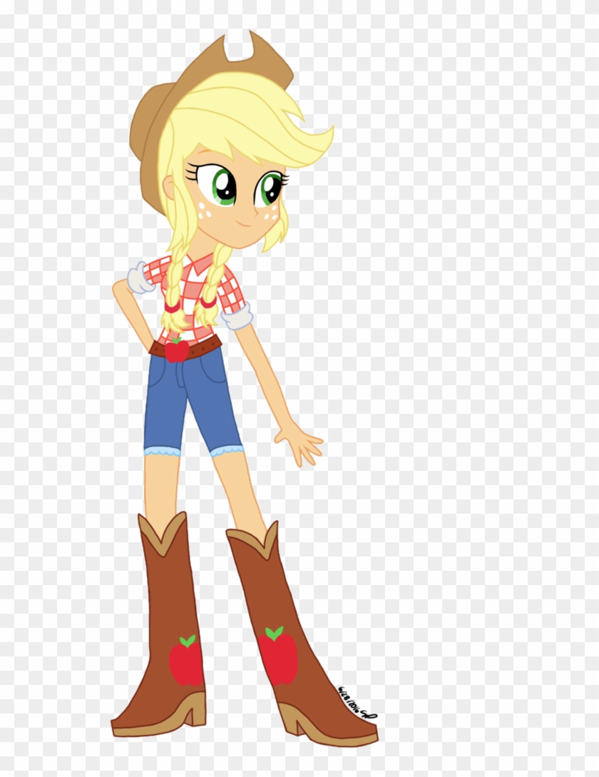 Applejack Redesign By Psshdjndofnsjdkan - My Little Pony Equestria Girls Applejack #770251