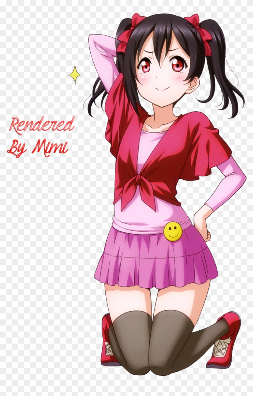 Meilichan15 14 1 Nico Yazawa Render By Kawaii Mimi - Nico Yazawa White Background #770329