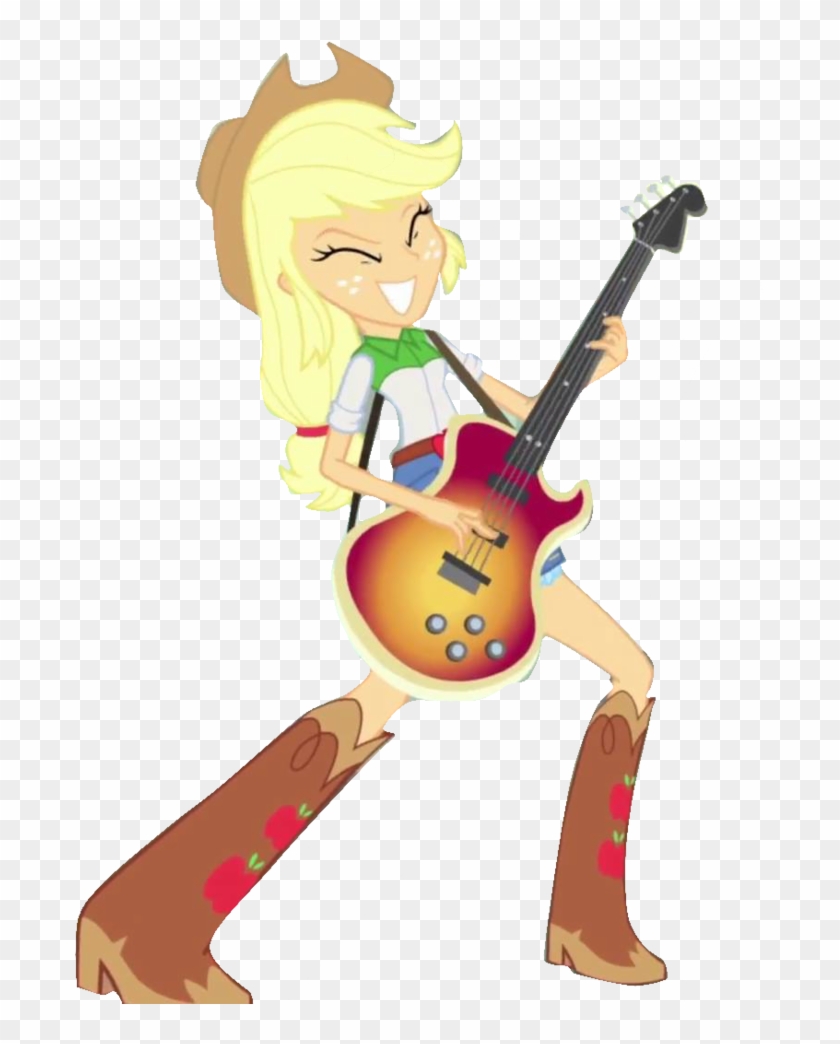 Free My Little Pony Equestria Girls Rainbow Rocks Applejack - Mlp Eg Minis Applejack Rainbow Rock #770353