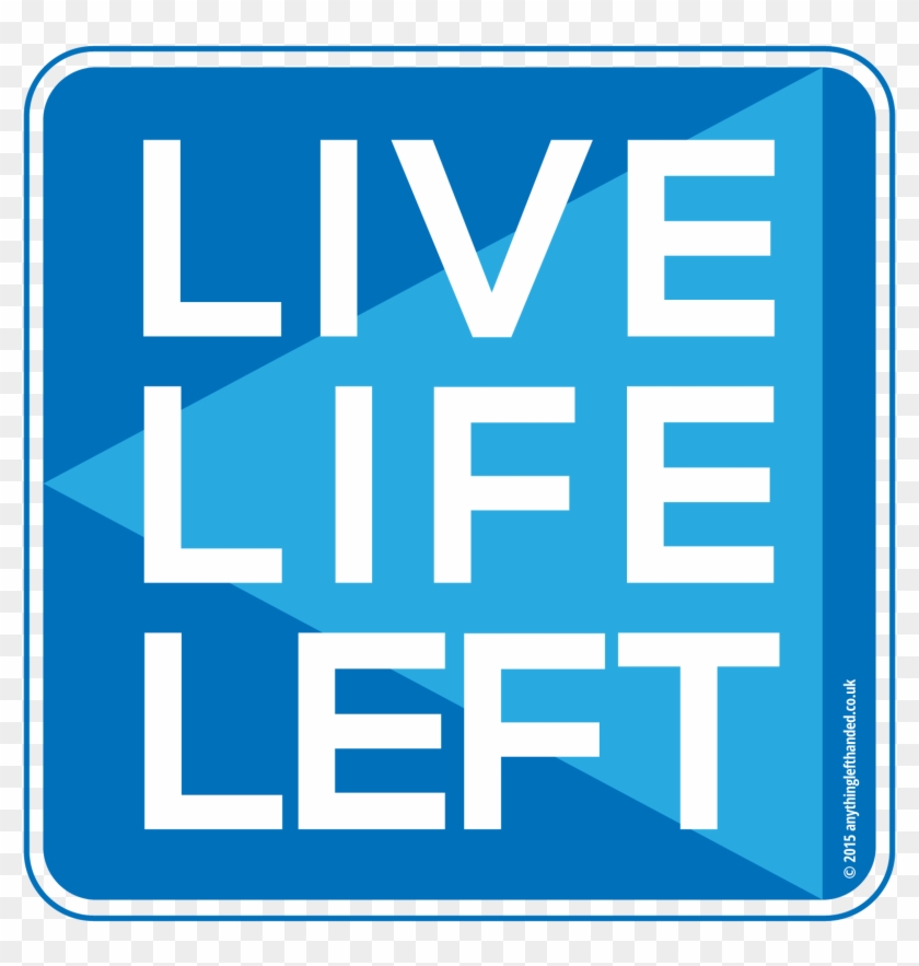 Live Life Left Blue Ipad Sleeve #770574