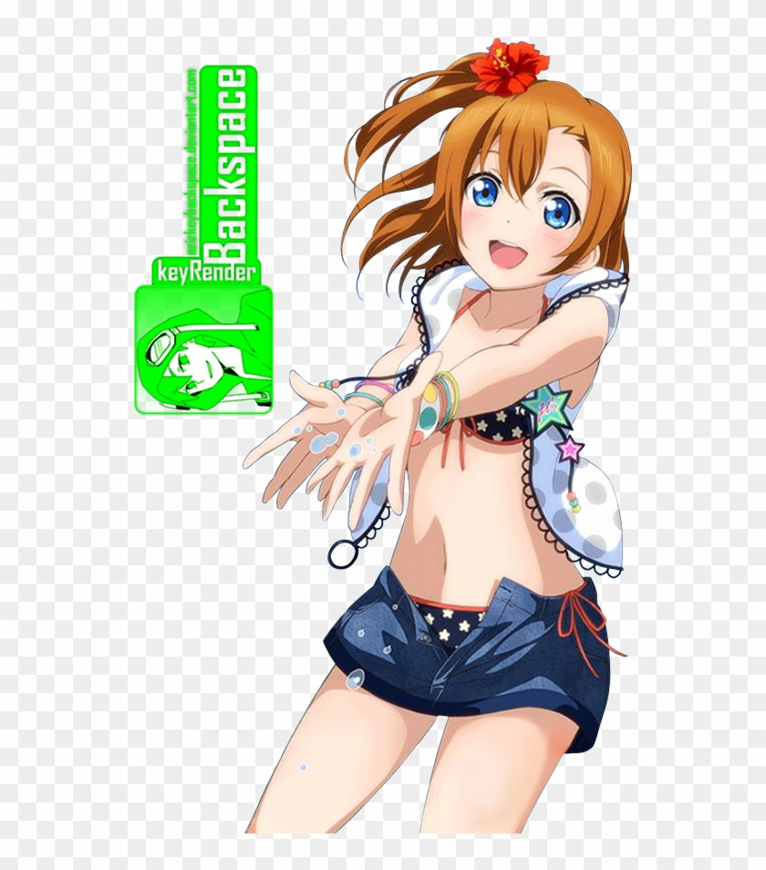 452 Kousaka Honoka Live Card Sr Render By Azizkeybackspace - Love Live Honoka Idolized #770607