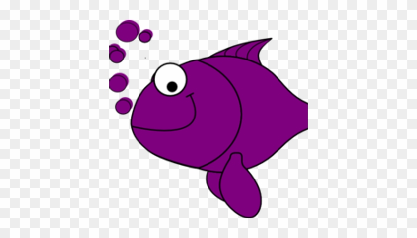 Purple Fish - Cartoon Fish Transparent #770917