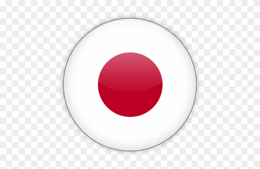 Japan Flag Png Image - Japan Flag Icon Round #771092