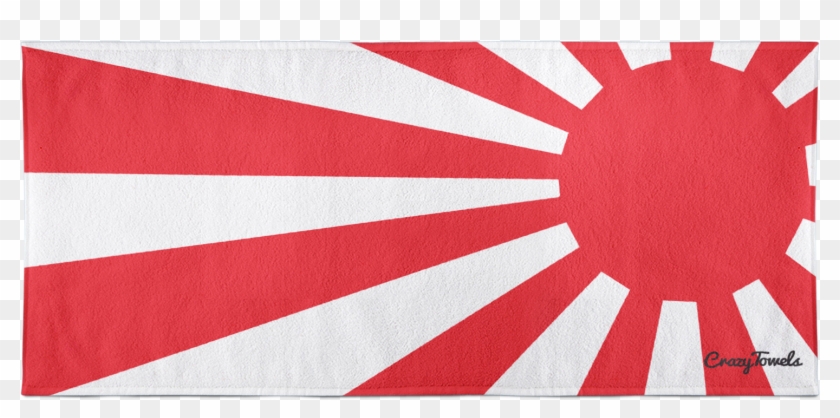 Rising Sun Japanese Flag Beach Towel - Japanese Rising Sun Png Transparent #771127