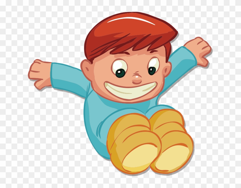 Child Cartoon Clip Art - Niño Saltando Png #771180