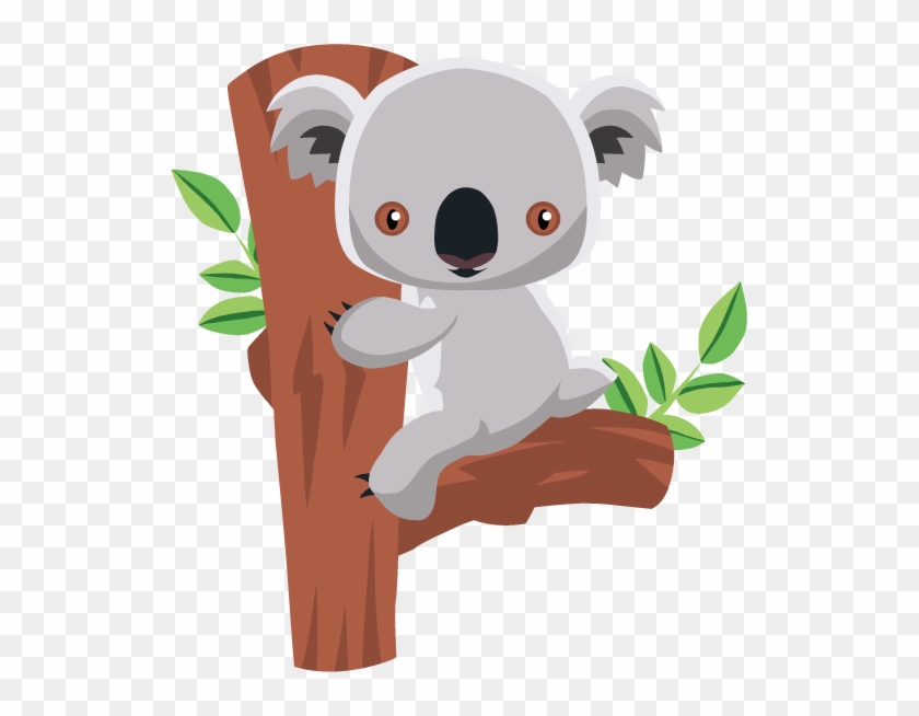 Koala Clip Art - Cute Koala Vector #771190