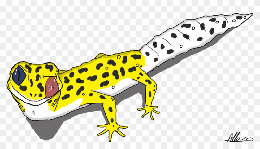 Leopard Gecko Cartoon - Transparent Cartoon Leopard Gecko #771279