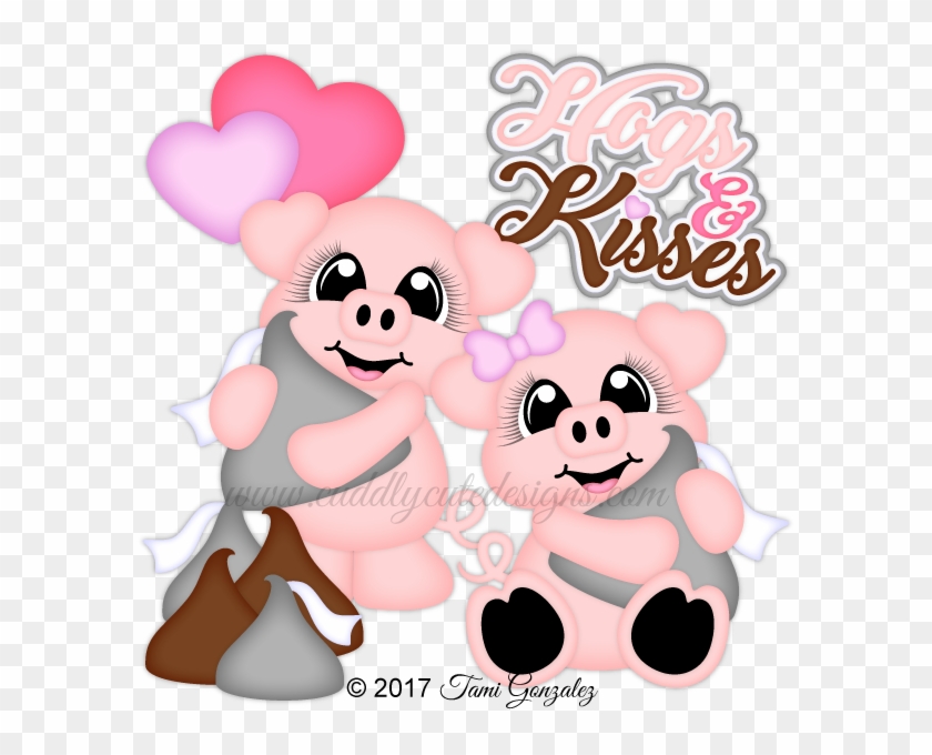 Hogs And Kisses - Hogs N Kisses Clipart #771330