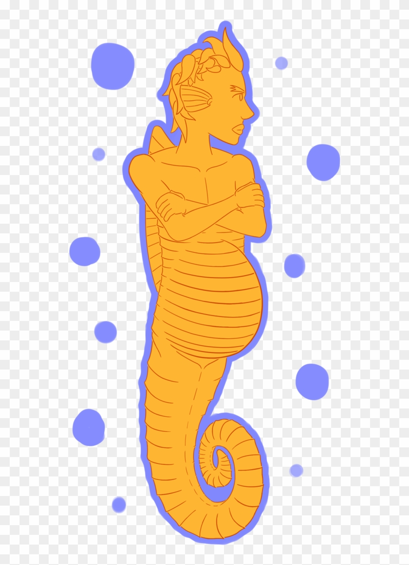 Seahorse Merman By Darugodream - Illustration #771628