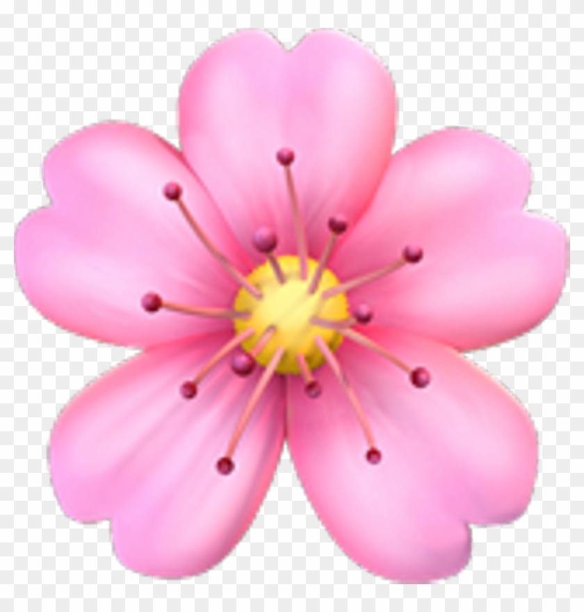 Pink Flower Pink Flower Emoji Pink Emoji Flower Emoji - Pink Flower Emoji Transparent #771858