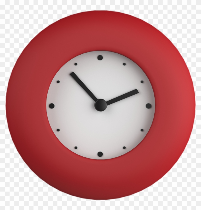 Red Wall Clock Ikea #771933