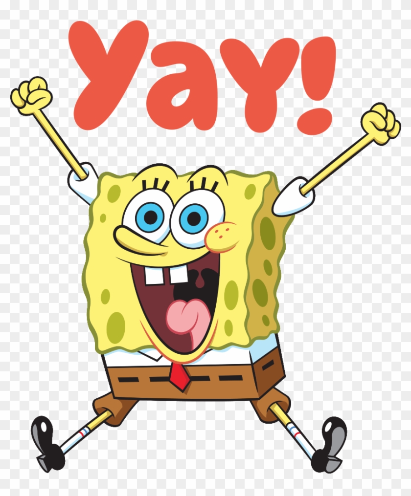 Yay Imessage Sticker - Spongebob Movie: Sponge Out Of Water #772063