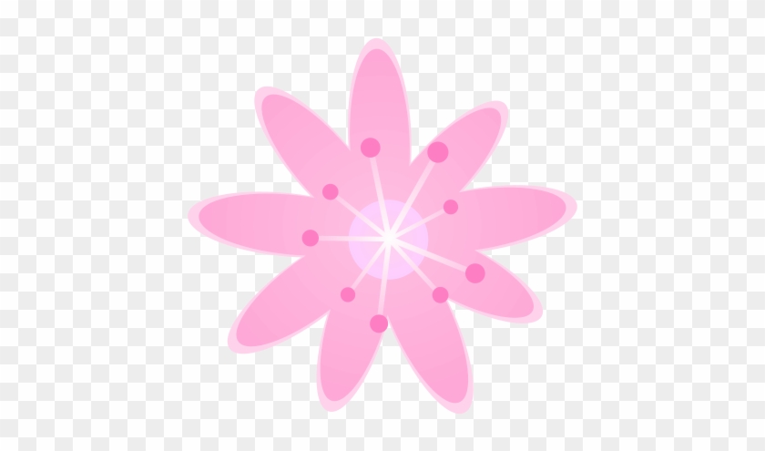 Pink Flower Png Pink Flower - Pink Flower Clip Art #772090