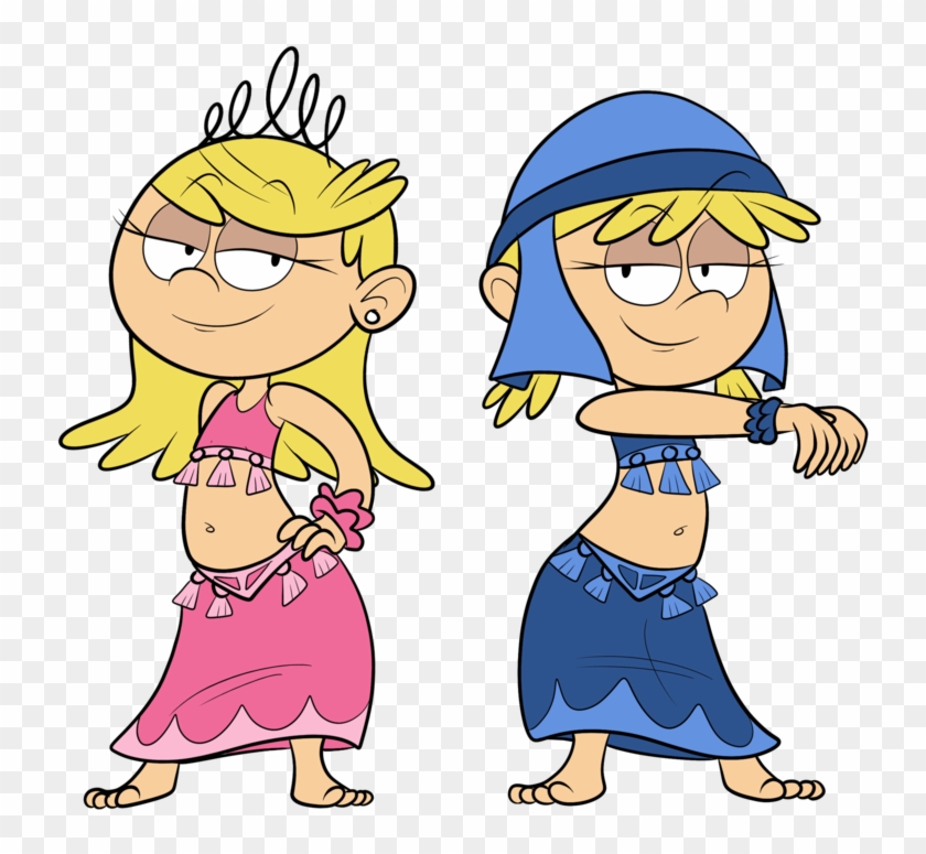 Lola And Lana The Belly Dancers By Sb99stuff - Lola Loud Belly #772112