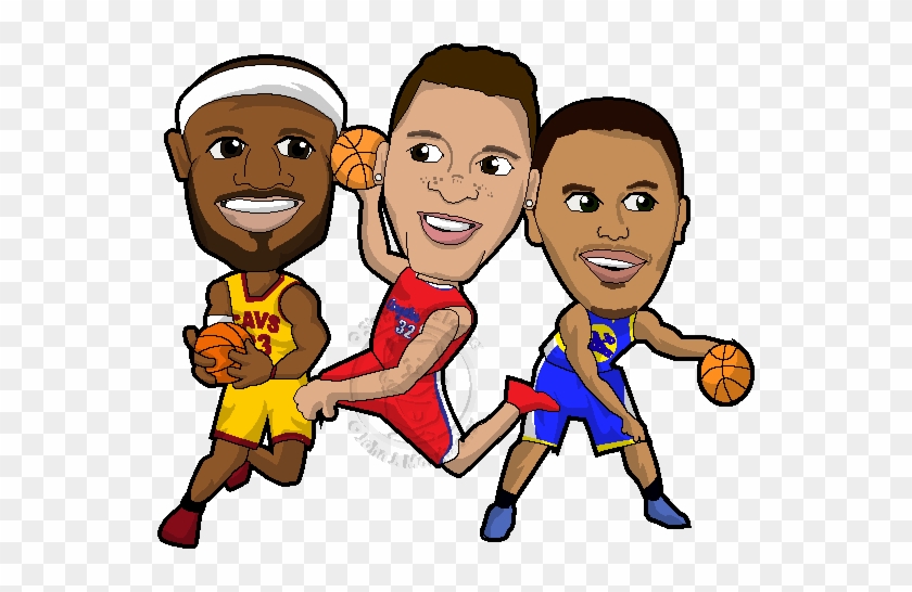 Curry Lebron Cartoon - Nba Stephen Curry Coloring Pages #772138