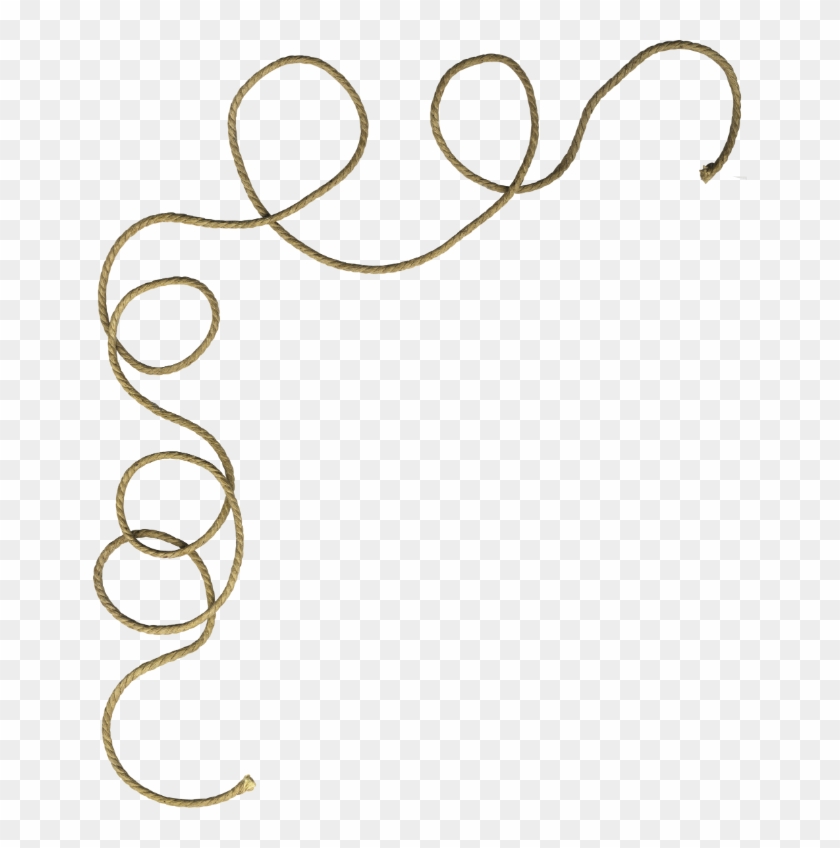 Rope Transparency And Translucency Twine Clip Art - Curly Rope Png #772420