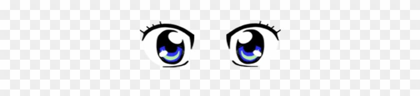 Normal Blue Anime Girl Eyes - Anime Girl Eyes Png #772449