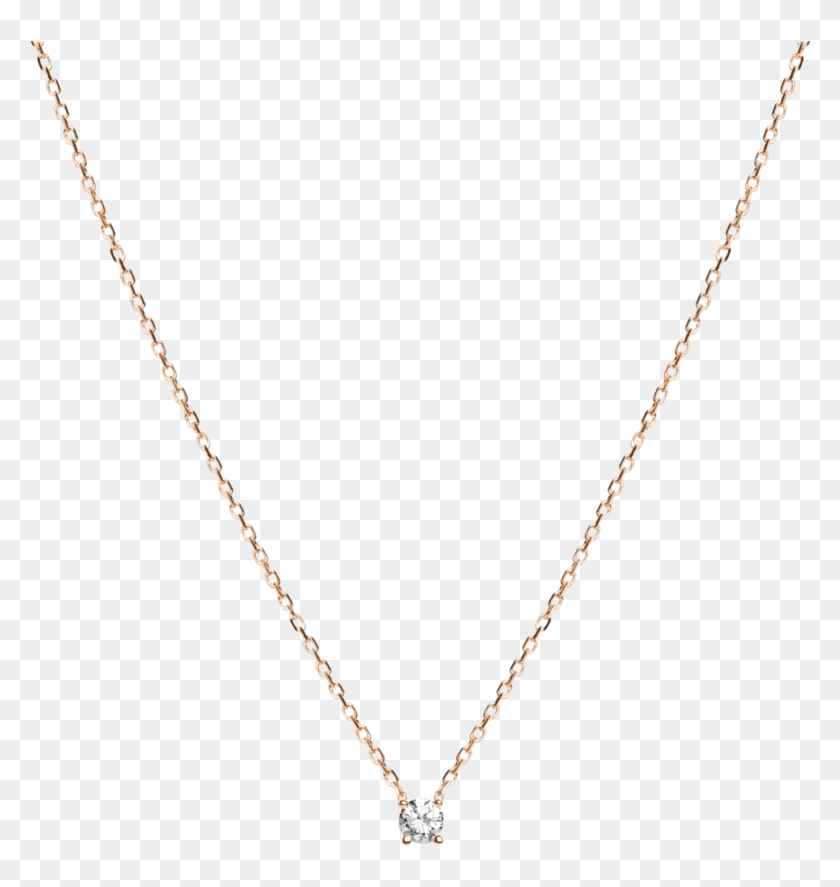 Medium Diamond Pendant Necklace Aurate New York - Necklace #772487