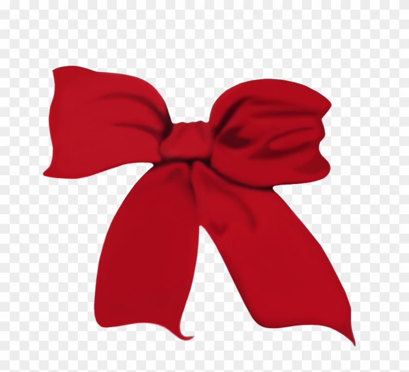 A Red Christmas Bow Img 2731 By Wdwparksgal-stock - Clip Art #772707